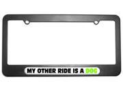 My Other Ride Is A Dog License Plate Tag Frame