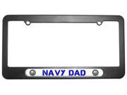 Navy Dad United States License Plate Tag Frame
