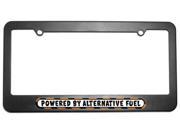 Powered By Alternative Fuel License Plate Tag Frame