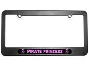 Pirate Princess License Plate Tag Frame