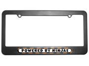 Powered By Ninjas License Plate Tag Frame