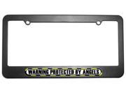 Protected By Angels License Plate Tag Frame