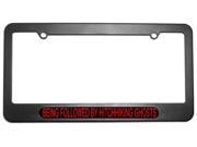 Being Followed By Hitchhiking Ghosts License Plate Tag Frame