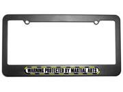 Protected By Martial Arts License Plate Tag Frame