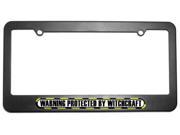 Protected By Witchcraft License Plate Tag Frame
