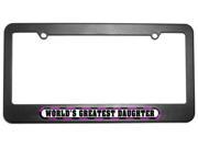 World s Greatest Daughter License Plate Tag Frame