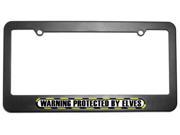 Protected By Elves License Plate Tag Frame