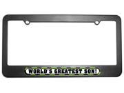 World s Greatest Son License Plate Tag Frame
