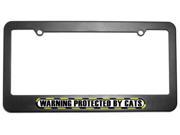 Protected By Cats License Plate Tag Frame