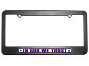 In God We Trust USA American Pride License Plate Tag Frame