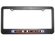 Made in America USA American Pride License Plate Tag Frame