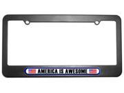 America is Awesome License Plate Tag Frame
