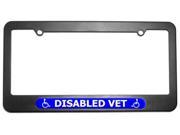 Disabled Vet Handicapped Veteran License Plate Tag Frame