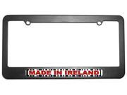 Made in Ireland Barcode License Plate Tag Frame