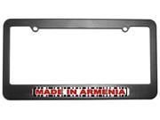 Made in Armenia Barcode License Plate Tag Frame