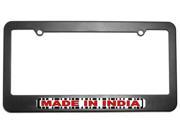 Made in India Barcode License Plate Tag Frame