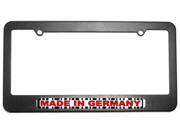 Made in Germany Barcode License Plate Tag Frame
