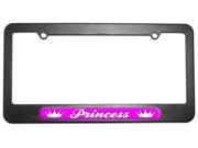 Princess Crowns Spoiled License Plate Tag Frame