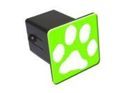 Paw Print Green 2 Tow Trailer Hitch Cover Plug Insert