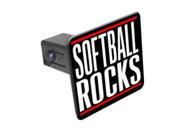 Softball Rocks 1 1 4 inch 1.25 Tow Trailer Hitch Cover Plug Insert