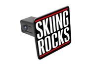 Skiing Rocks 1 1 4 inch 1.25 Tow Trailer Hitch Cover Plug Insert