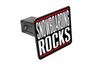 Snowboarding Rocks 1 1 4 inch 1.25 Tow Trailer Hitch Cover Plug Insert