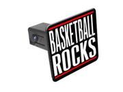 Basketball Rocks 1 1 4 inch 1.25 Tow Trailer Hitch Cover Plug Insert