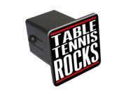 Table Tennis Rocks 2 Tow Trailer Hitch Cover Plug Insert