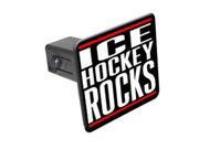 Ice Hockey Rocks - 1 1/4 inch (1.25) Tow Trailer Hitch Cover Plug Insert Ice Hockey Rocks - 1 1/4 inch (1.25) Tow Trailer Hitch Cover Plug Insert