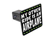 My Other Ride Is An Airplane Pilot 1 1 4 inch 1.25 Tow Trailer Hitch Cover Plug Insert