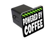 Powered By Coffee 2 Tow Trailer Hitch Cover Plug Insert