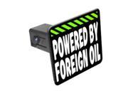 Powered By Foreign Oil 1 1 4 inch 1.25 Tow Trailer Hitch Cover Plug Insert