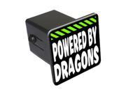 Powered By Dragons 2 Tow Trailer Hitch Cover Plug Insert