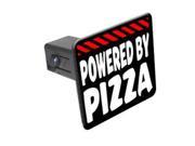 Powered By Pizza 1 1 4 inch 1.25 Tow Trailer Hitch Cover Plug Insert