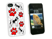 Akita of Magnificence Snap On Hard Protective Case for Apple iPhone 4 4S White