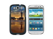Scheveningen Pier Beach Ocean Bungy Jumping Snap On Hard Protective Case for Samsung Galaxy S3 Black
