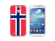 Norway Flag Snap On Hard Protective Case for Samsung Galaxy S4 Pink