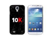 10k Running Snap On Hard Protective Case for Samsung Galaxy S4 Black