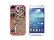 Deer Hunting Snap On Hard Protective Case for Samsung Galaxy S4 Pink