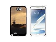 United States Navy Aircraft Carrier USS Nimitz Snap On Hard Protective Case for Samsung Galaxy Note II 2 Black