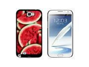 Watermelon Snap On Hard Protective Case for Samsung Galaxy Note II 2 Black