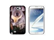 Koala Bear Snap On Hard Protective Case for Samsung Galaxy Note II 2 Black