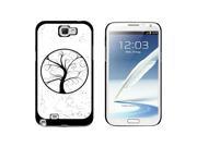Tree Of Life Distressed Snap On Hard Protective Case for Samsung Galaxy Note II 2 Black
