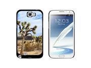 Joshua Tree National Park Mojave Desert Snap On Hard Protective Case for Samsung Galaxy Note II 2 Black
