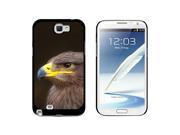 Golden Eagle Snap On Hard Protective Case for Samsung Galaxy Note II 2 Black