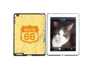 Route 66 Vintage Snap On Hard Protective Case for Apple iPad 2 3 4 Black