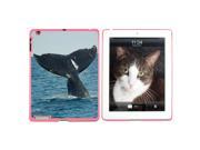 Humpback Tail Ocean Whale Watching Snap On Hard Protective Case for Apple iPad 2 3 4 Pink