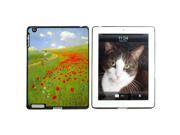 Field of Poppies Pal Szinyei Merse Snap On Hard Protective Case for Apple iPad 2 3 4 Black