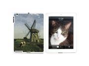 Landscape with Windmill near Schiedam Johannes Hendrik Weissenbruch Snap On Hard Protective Case for Apple iPad 2 3 4 White