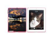 Aircraft Jet Fighter at Sunset Air Force Snap On Hard Protective Case for Apple iPad 2 3 4 Pink